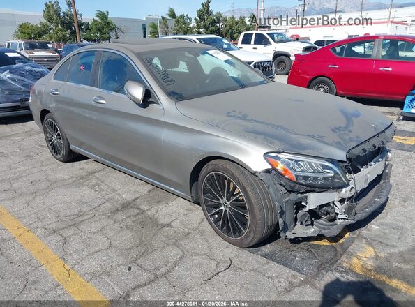 55SWF8DB6KU314516 2019 MERCEDES-BENZ C-CLASS Brown Przód prawy