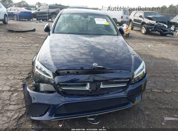 55SWF8DB9KU302764 2019 MERCEDES-BENZ C-CLASS Dark Blue Widok zestawu wskaźników