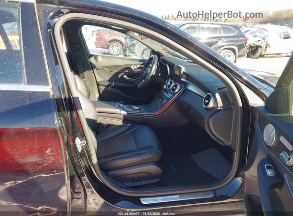 55SWF8EB2KU304211 2019 MERCEDES-BENZ C-CLASS Black Widok wnętrza z przodu