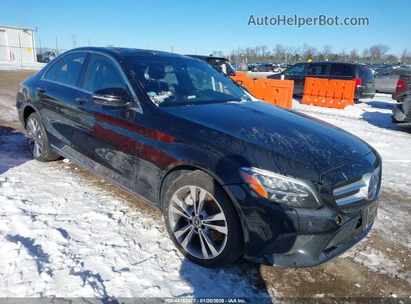 55SWF8EB2KU304211 2019 MERCEDES-BENZ C-CLASS Black Przód prawy