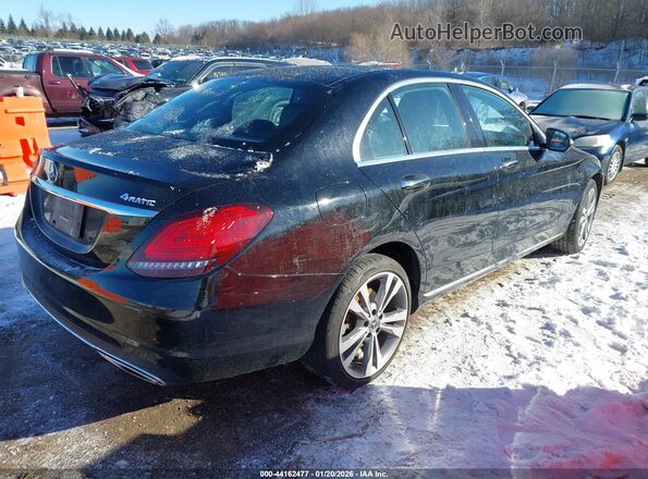 55SWF8EB2KU304211 2019 MERCEDES-BENZ C-CLASS Black Tył prawy