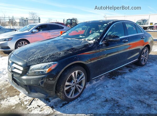 55SWF8EB2KU304211 2019 MERCEDES-BENZ C-CLASS Black Przód lewy
