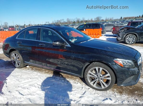 55SWF8EB2KU304211 2019 MERCEDES-BENZ C-CLASS Black Widok wnętrza z tyłu