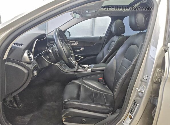 55SWF8EB8KU283543 2019 MERCEDES-BENZ C Tan Widok wnętrza z przodu