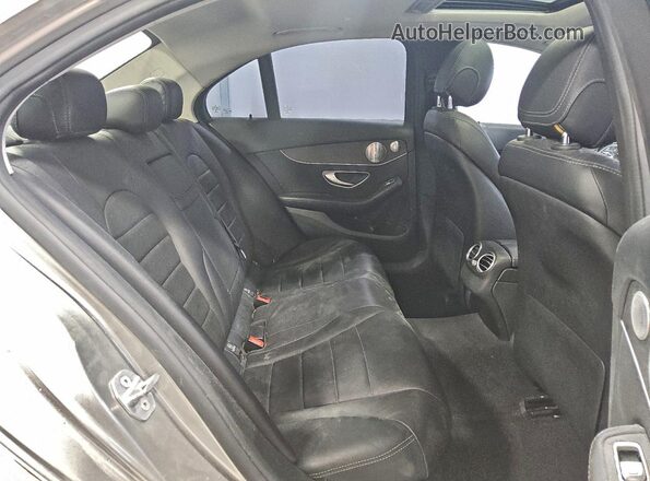 55SWF8EB8KU283543 2019 MERCEDES-BENZ C Tan Widok tylnych siedzeń