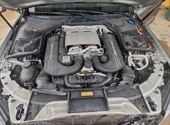 55SWF8HB0HU203379 2017 MERCEDES-BENZ C Угольный Вид задней части салона