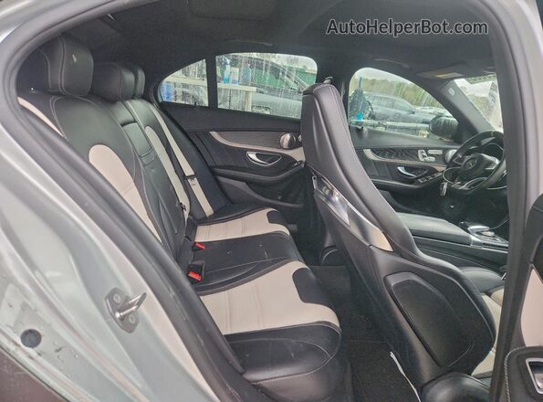 55SWF8HB0HU203379 2017 MERCEDES-BENZ C Угольный Вид задних сидений