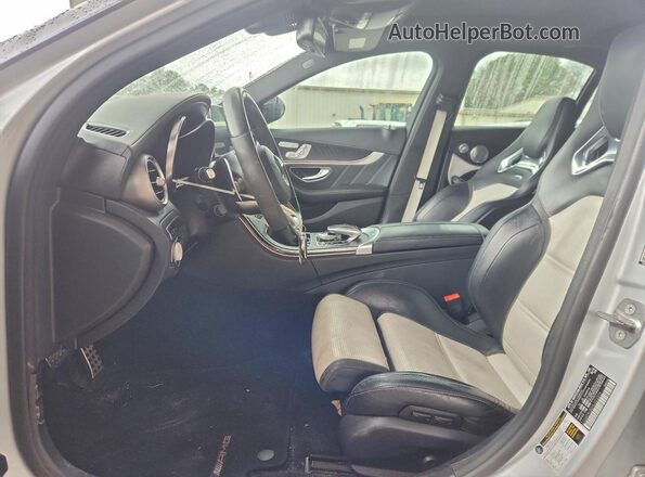 55SWF8HB0HU203379 2017 MERCEDES-BENZ C Угольный Вид салона спереди