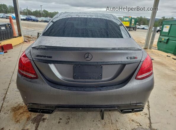 55SWF8HB0HU203379 2017 MERCEDES-BENZ C Угольный Вид сзади