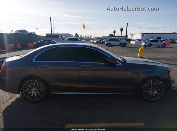 55SWF8HB1HU187497 2017 MERCEDES-BENZ AMG C 63 Серый Панорамный вид салона 360°