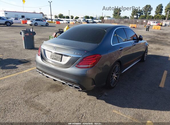 55SWF8HB1HU187497 2017 MERCEDES-BENZ AMG C 63 Серый Задняя правая четверть