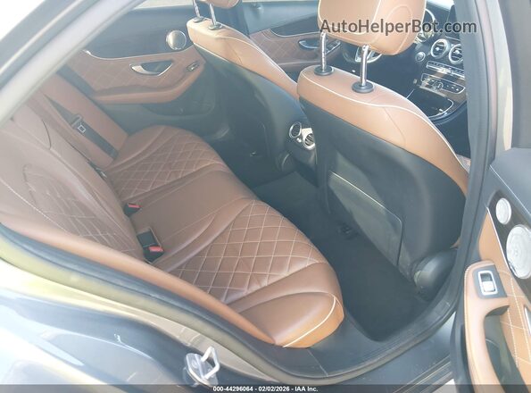55SWF8HB1HU187497 2017 MERCEDES-BENZ AMG C 63 Серый Вид наклейки с VIN-кодом