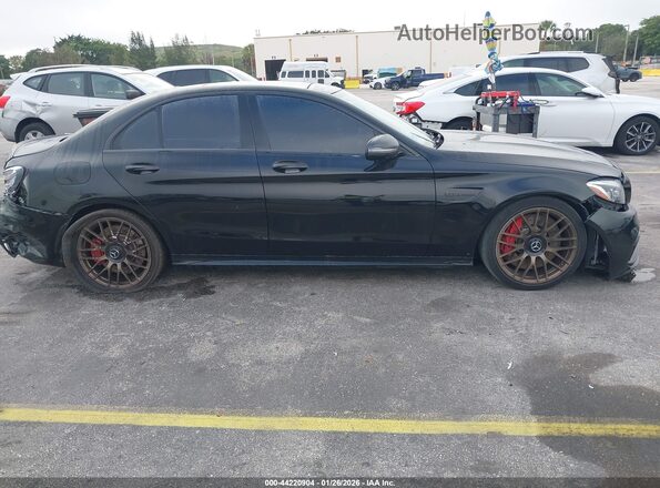 55SWF8HB9HU199106 2017 MERCEDES-BENZ AMG C 63 Черный Вид спереди