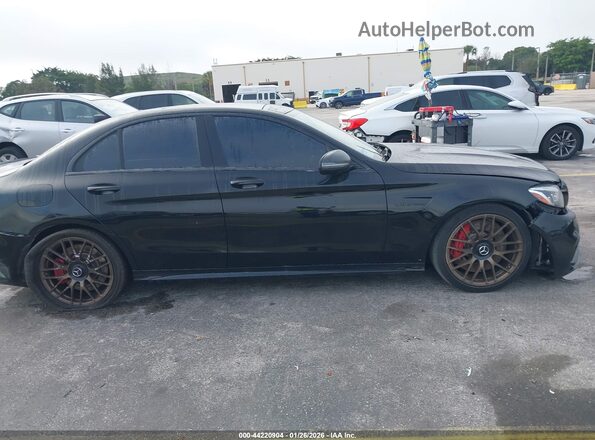55SWF8HB9HU199106 2017 MERCEDES-BENZ AMG C 63 Черный Вид задней части салона