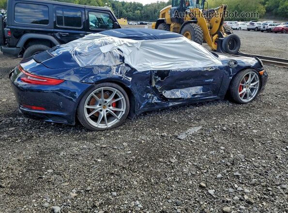 WP0CB2A98JS147463 2018 PORSCHE 911 Blue Przód prawy