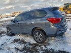 2019 Nissan Pathfinder S Серый vin: 5N1DR2MM1KC607330