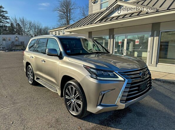 JTJHY7AX5K4282516 2019 LEXUS LX Gold Tył lewy