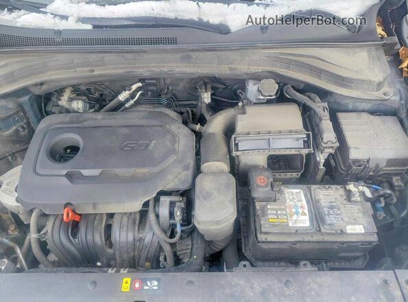 5NMS2CAD1KH057946 2019 HYUNDAI SANTA Серый Вид панели приборов