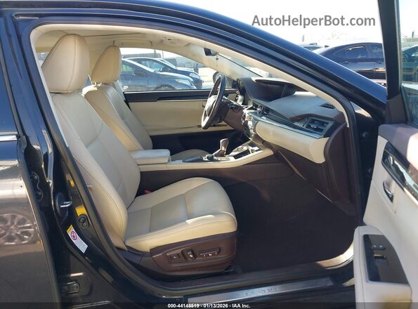 58ABK1GG2JU099544 2018 LEXUS ES 350 Черный Вид салона спереди