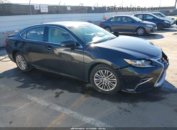 58ABK1GG2JU099544 2018 LEXUS ES 350 Черный Передняя правая четверть