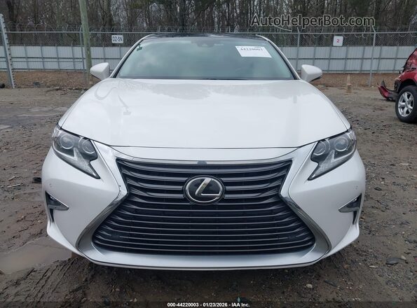 58ABK1GG3HU076638 2017 LEXUS ES 350 White Vista del cuadro de instrumentos