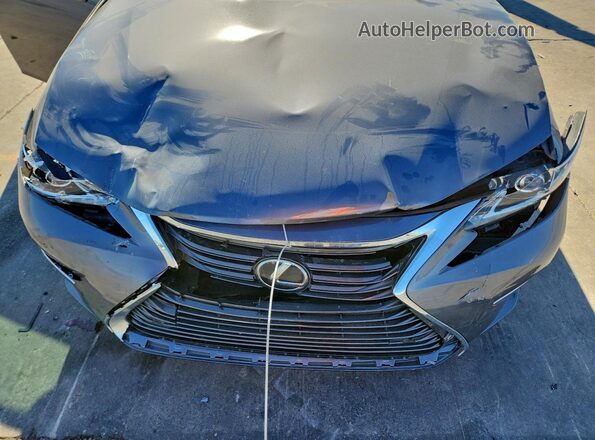 58ABK1GG7HU076206 2017 LEXUS ES Серый Вид задней части салона