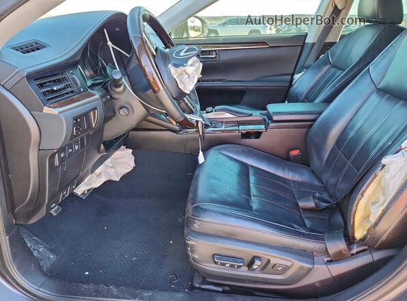 58ABK1GG7HU076206 2017 LEXUS ES Серый Вид салона спереди
