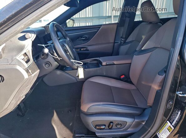 58ADA1C1XPU033653 2023 LEXUS ES Black Widok wnętrza z przodu