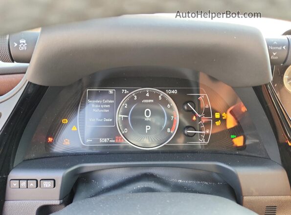 58ADZ1B12PU157376 2023 LEXUS ES Черный Вид щитка приборов