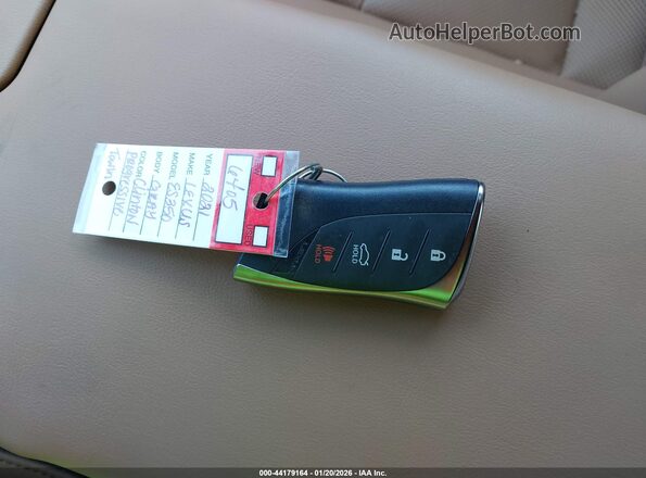 58ADZ1B18MU084610 2021 LEXUS ES 350 Серый Вид панели приборов