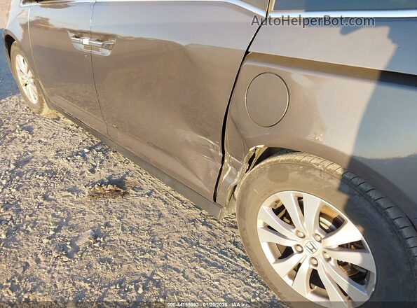 5FNRL5H60GB107100 2016 HONDA ODYSSEY Gray Widok z przodu