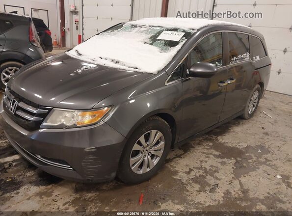 5FNRL5H60HB001084 2017 HONDA ODYSSEY Серый Передняя левая четверть