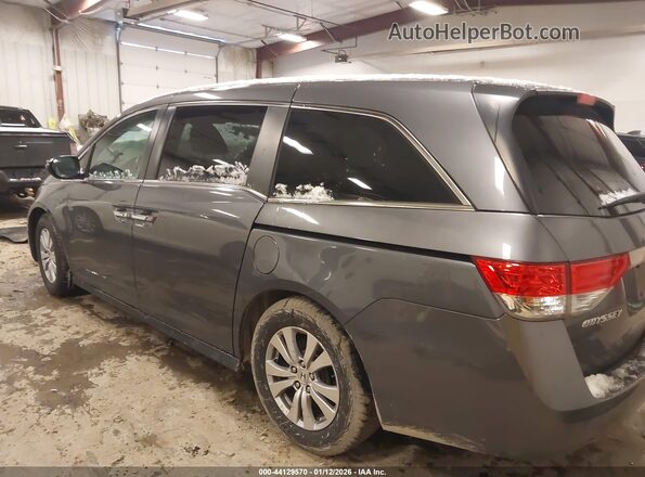 5FNRL5H60HB001084 2017 HONDA ODYSSEY Серый Задняя левая четверть