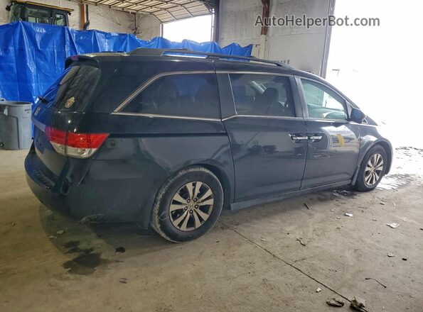 5FNRL5H68GB029570 2016 HONDA ODYSSEY Черный Задняя правая четверть