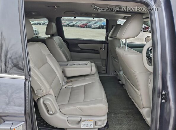 5FNRL5H97GB096185 2016 HONDA ODYSSEY Gray უკანა სალონის ხედი