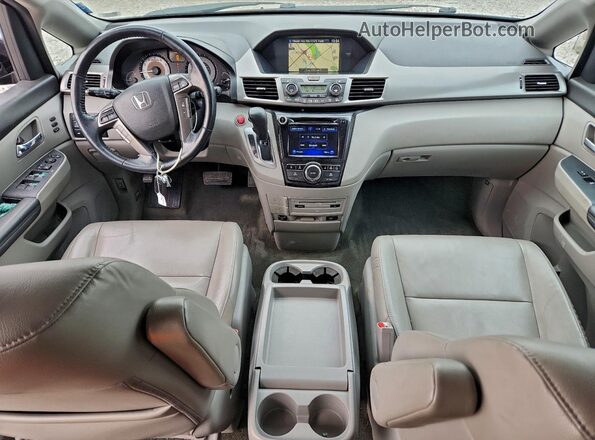 5FNRL5H97GB096185 2016 HONDA ODYSSEY Gray წინა პანელის ხედი