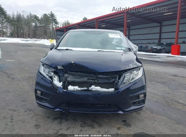 5FNRL6H29KB045210 2019 HONDA ODYSSEY Dark Blue Vista del cuadro de instrumentos