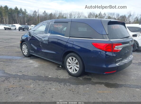 5FNRL6H29KB045210 2019 HONDA ODYSSEY Dark Blue Trasero izquierdo