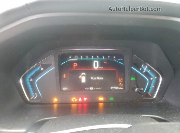 5FNRL6H56LB009700 2020 HONDA ODYSSEY Silver Вид щитка приладів