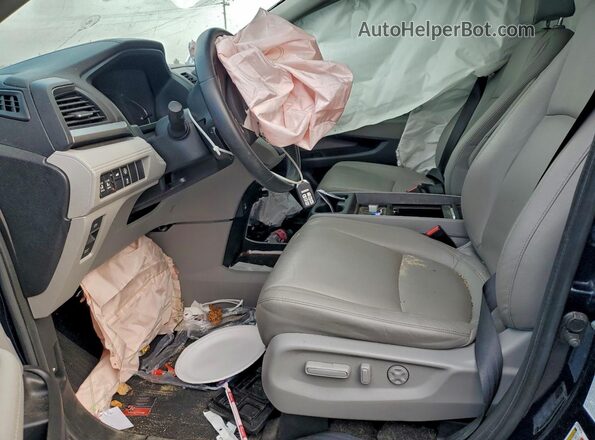 5FNRL6H64RB050165 2024 HONDA ODYSSEY Blue Widok wnętrza z przodu