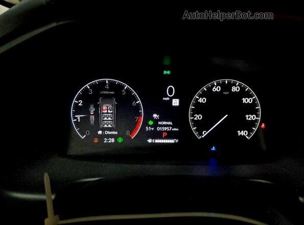5FNRL6H65SB090051 2025 HONDA ODYSSEY Черный Вид щитка приборов