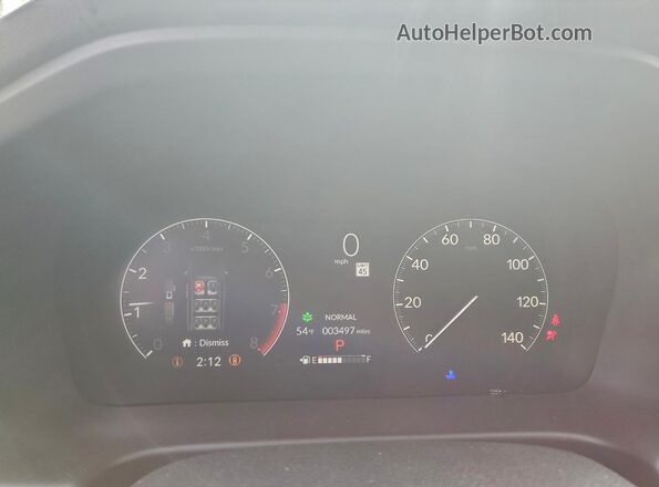 5FNRL6H69TB006590 2026 HONDA ODYSSEY Белый Вид щитка приборов