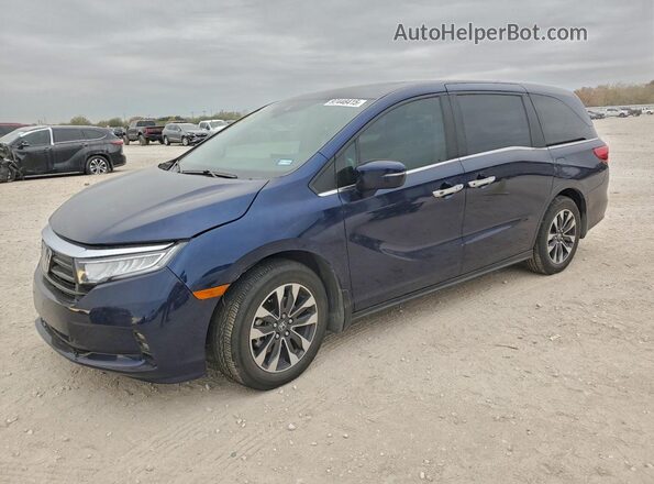 5FNRL6H6XRB041258 2024 HONDA ODYSSEY Синий Передняя левая четверть