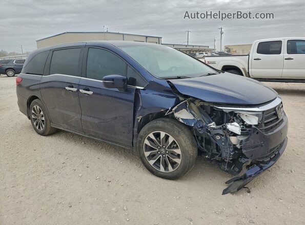 5FNRL6H6XRB041258 2024 HONDA ODYSSEY Синий Передняя правая четверть