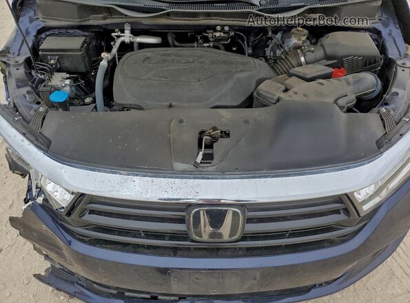 5FNRL6H6XRB041258 2024 HONDA ODYSSEY Синий Вид подкапотного пространства