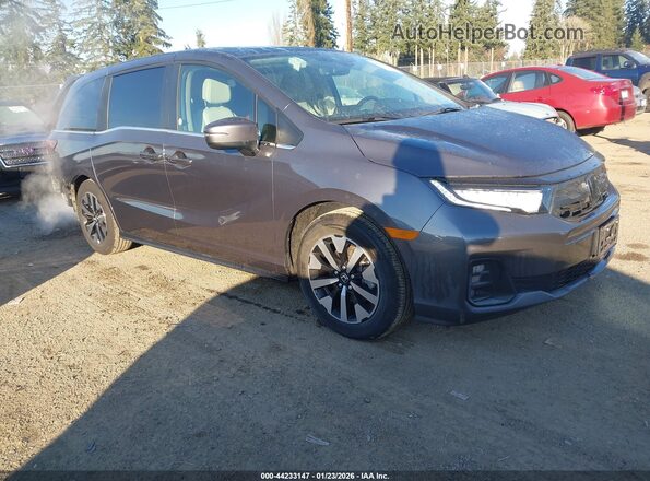 5FNRL6H6XSB075240 2025 HONDA ODYSSEY Серый Передняя правая четверть