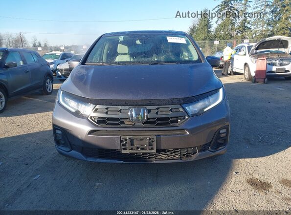 5FNRL6H6XSB075240 2025 HONDA ODYSSEY Серый Вид задней части салона