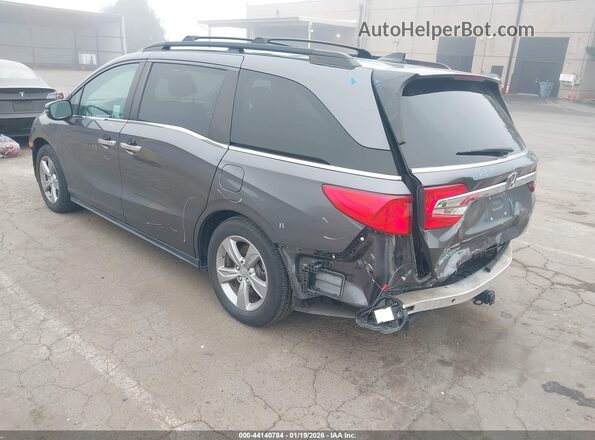 5FNRL6H70JB043310 2018 HONDA ODYSSEY Серый Задняя левая четверть