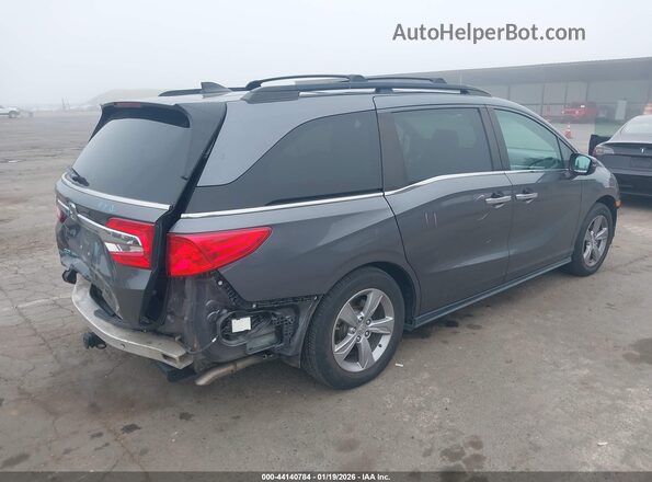 5FNRL6H70JB043310 2018 HONDA ODYSSEY Серый Задняя правая четверть