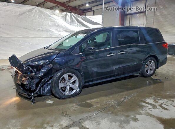 5FNRL6H70JB058390 2018 HONDA ODYSSEY Black Vista tres cuartos delantera izquierda